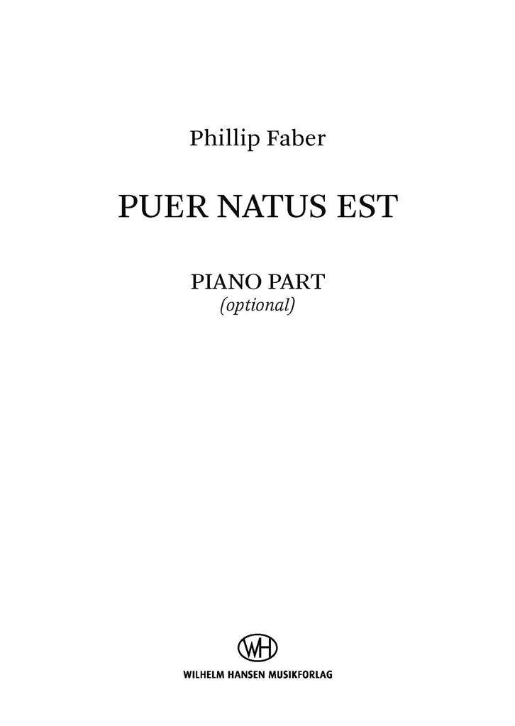 Puer natus est