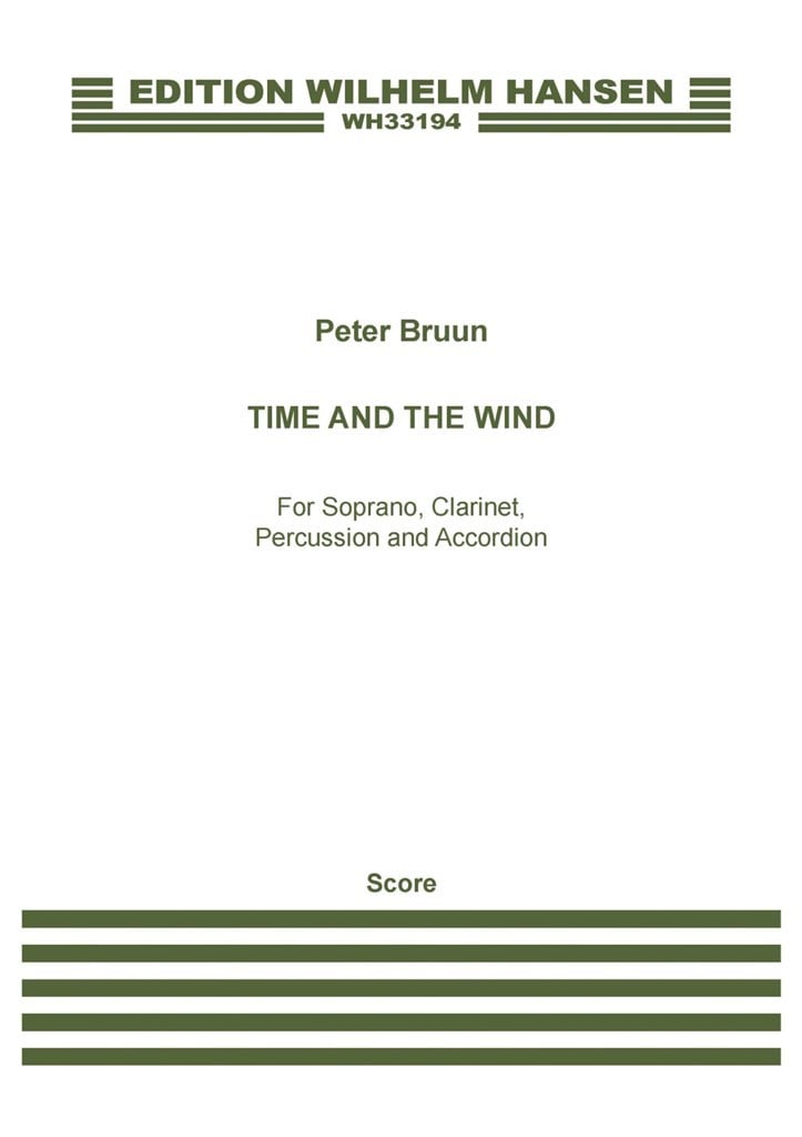 Time And The Wind (Score)