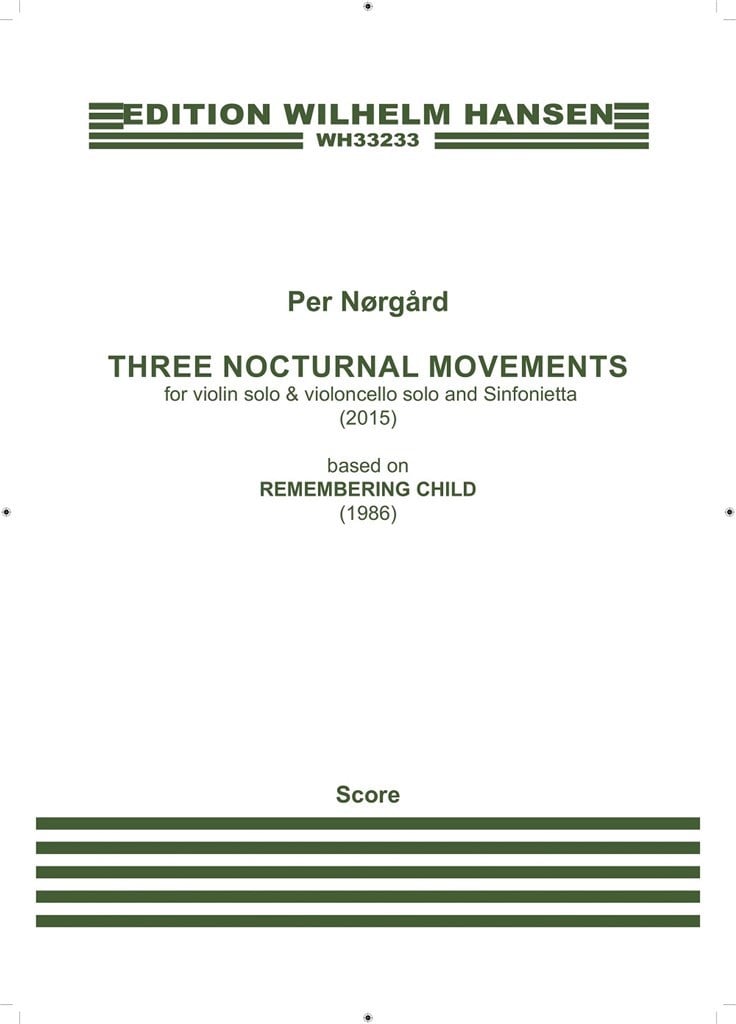 Three Nocturnal Movements (Sinfonietta Version)