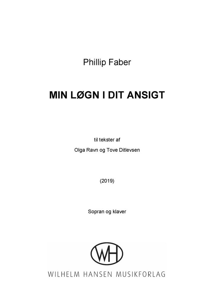 Min Løgn I Dit Ansigt