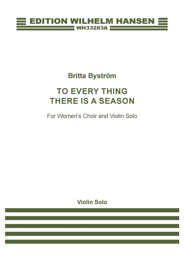 To Every Thing There Is A Season