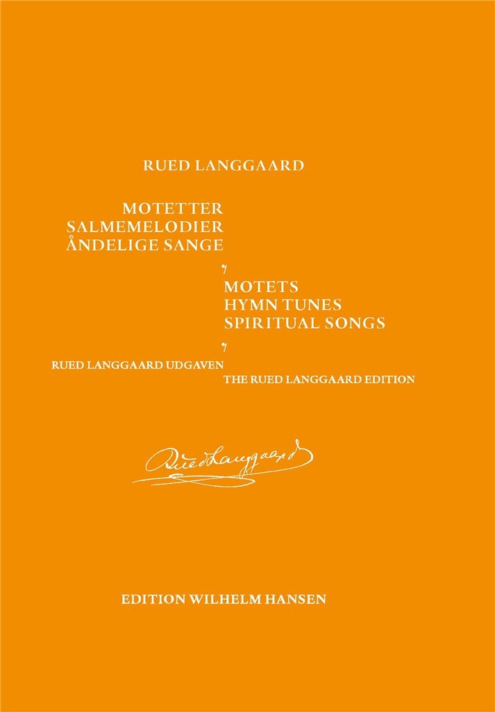 Motetter, Salmemelodier, Andelige Sange
