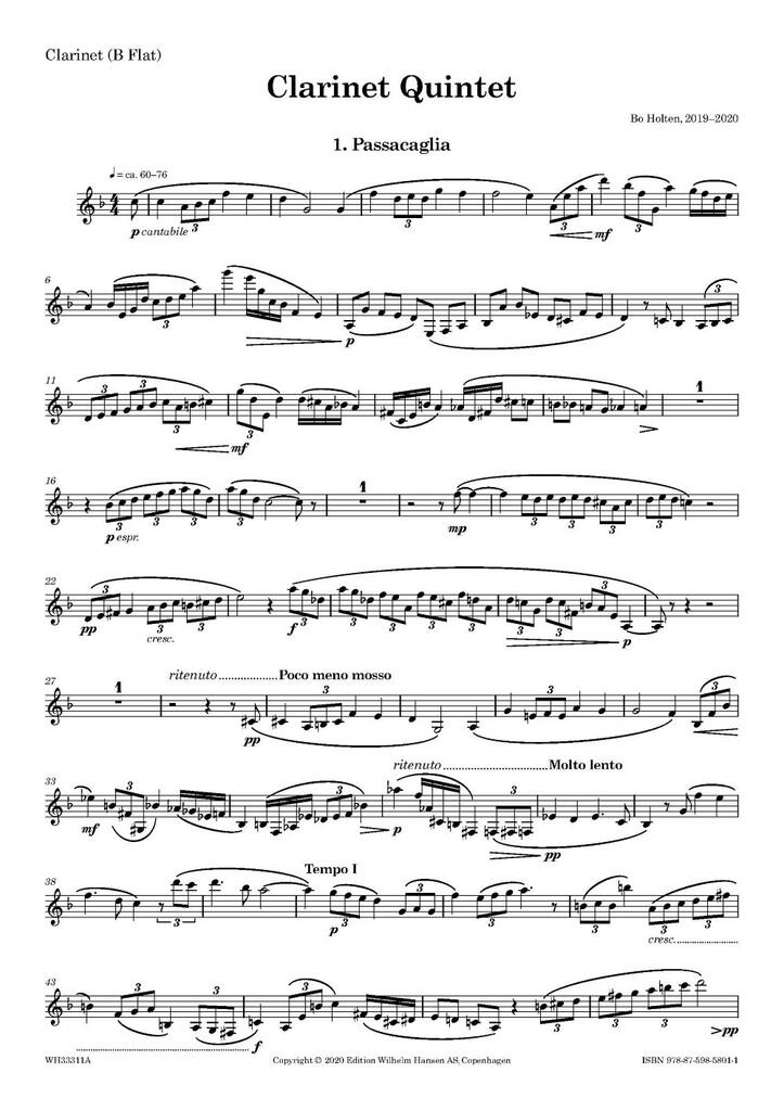 Clarinet Quintet