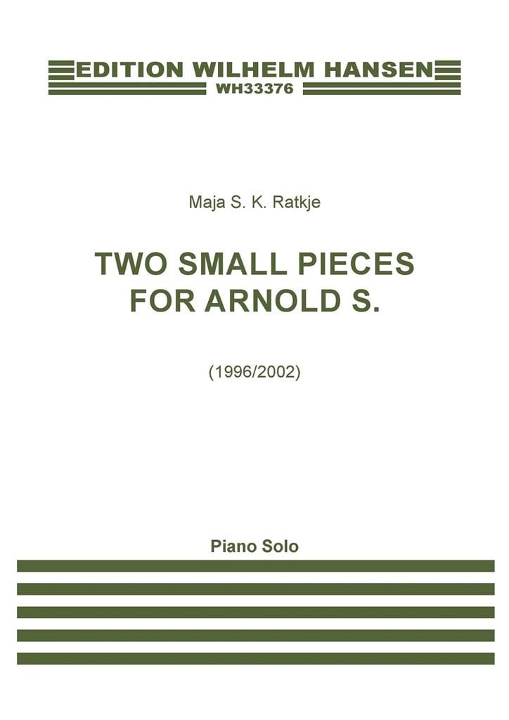 Two Small Pieces For Arnold S.