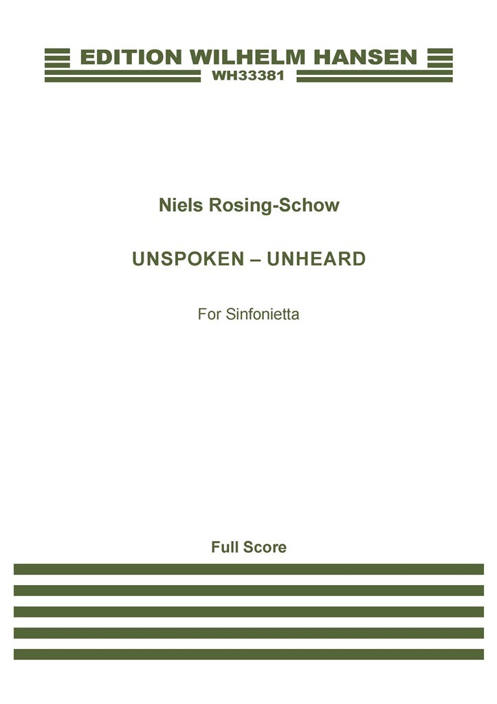 Unspoken - Unheard