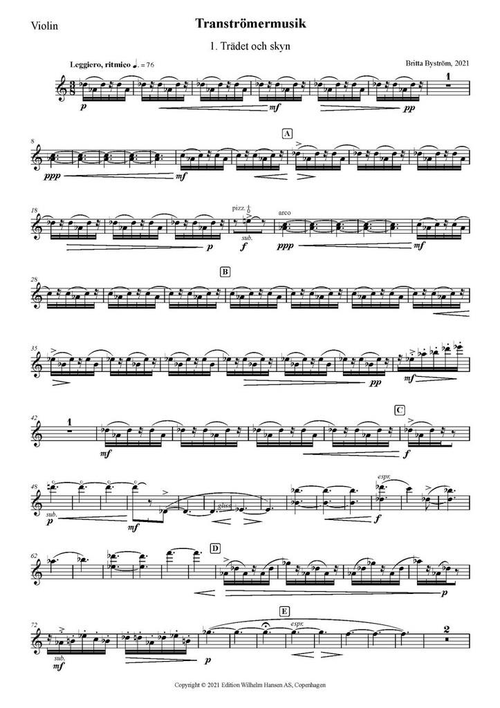 TRANSTRÍMERMUSIK
