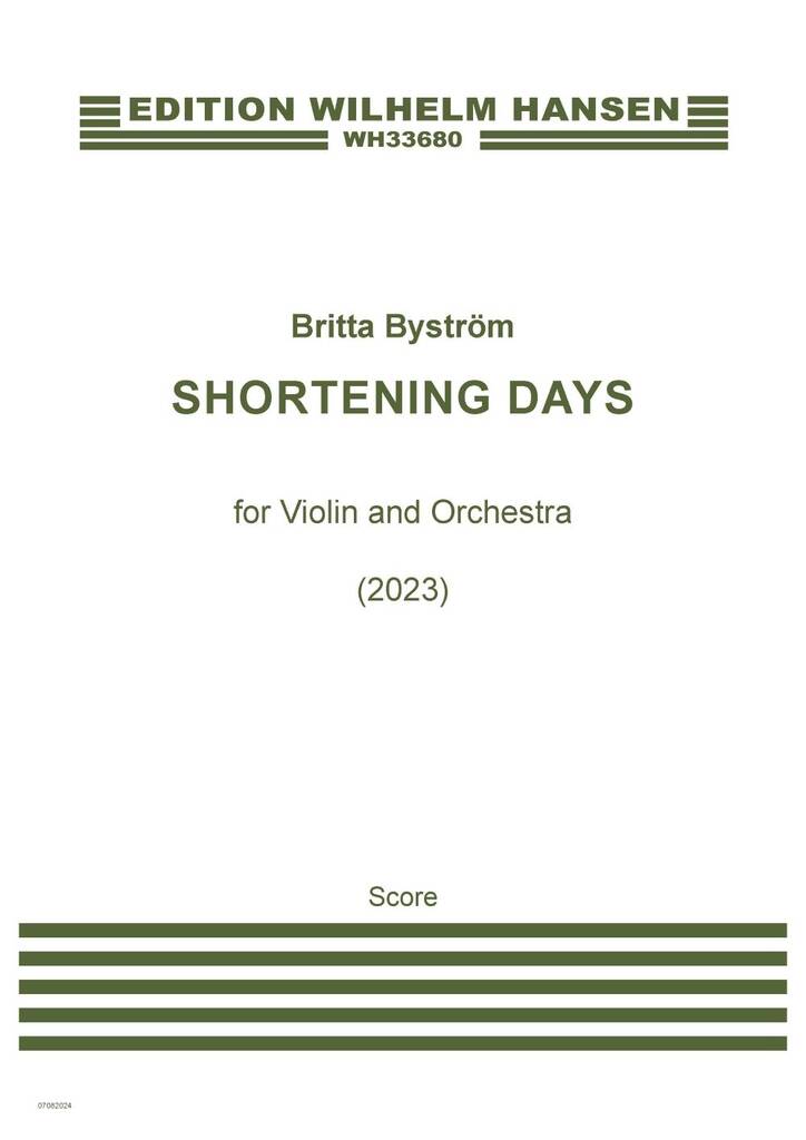 Shortening Days