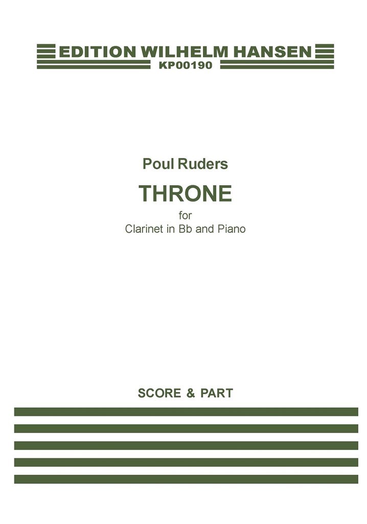 Throne For Clarinet and Piano