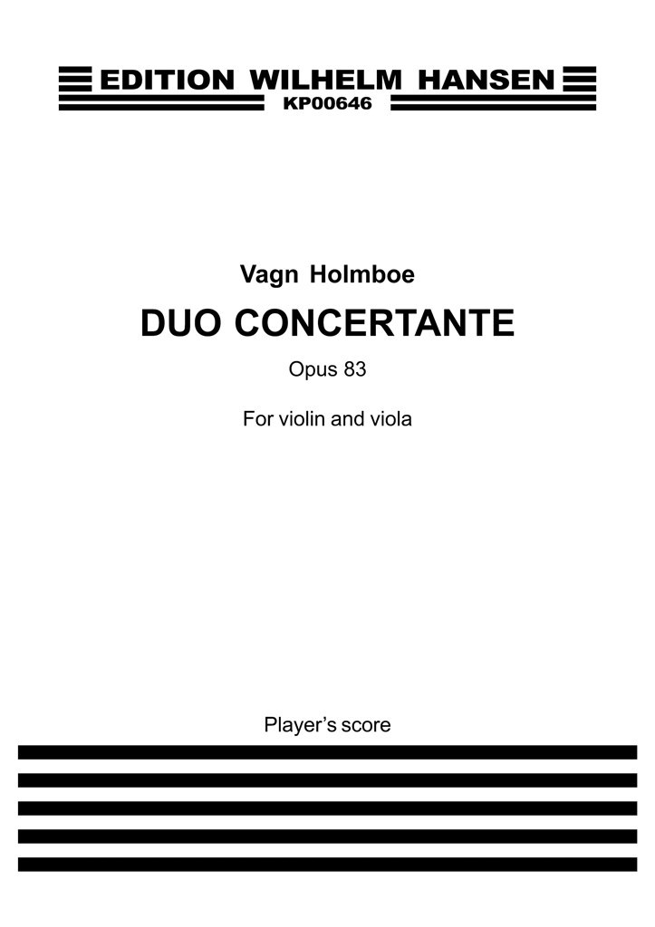 Duo Concertante Op. 83
