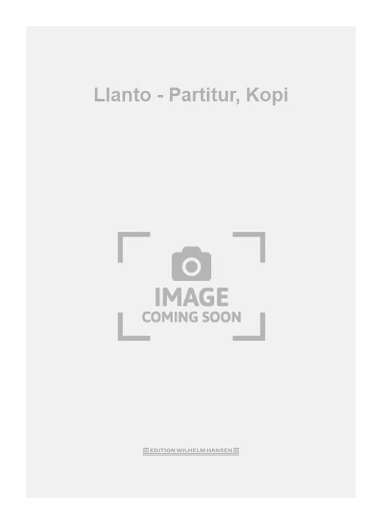 Llanto - Partitur, Kopi