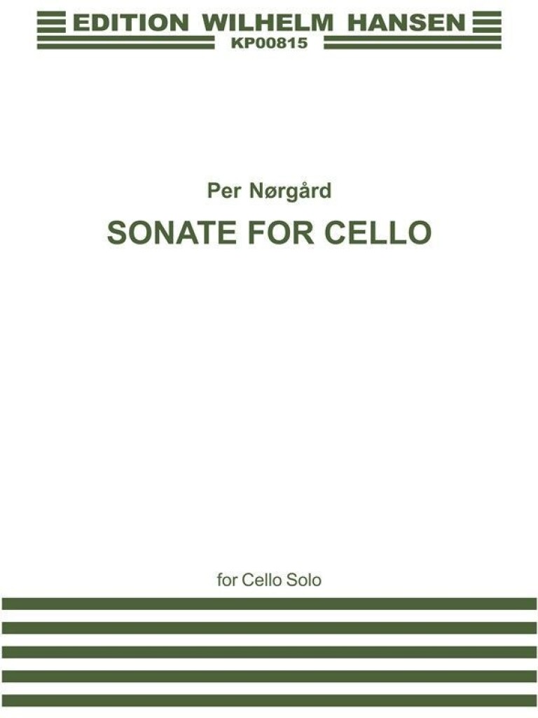 Sonate For Cello-Solo