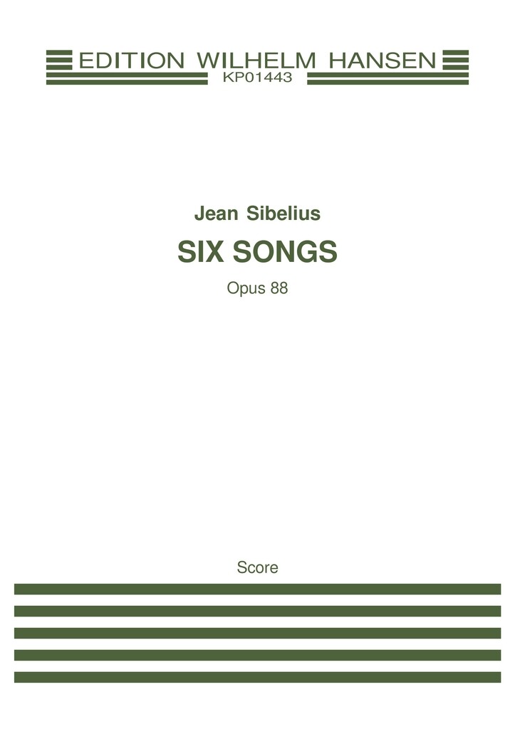 Six Songs Op. 88