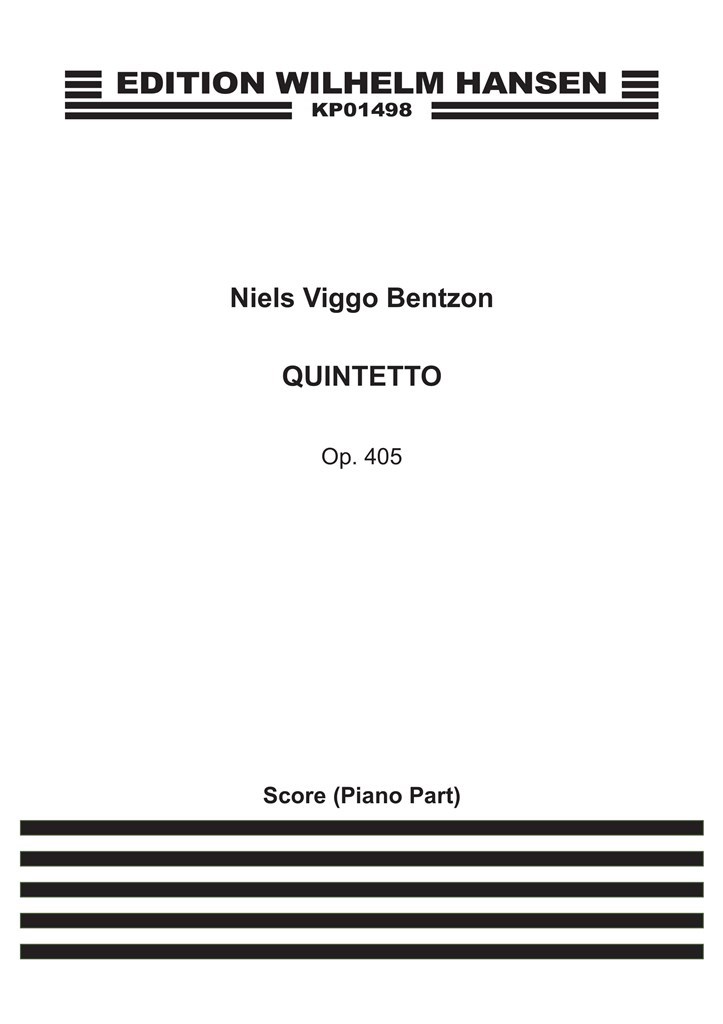 Quintetto Op.405 4flt/Pf Sc