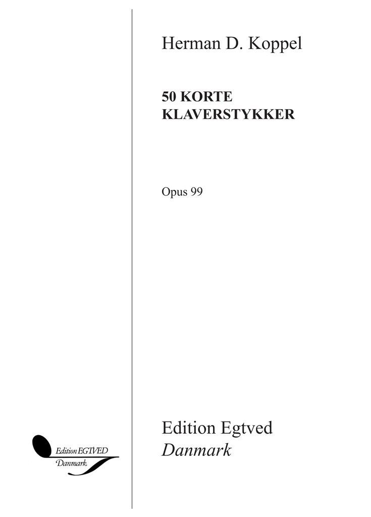 50 Korte Klaverstykker, Op 99