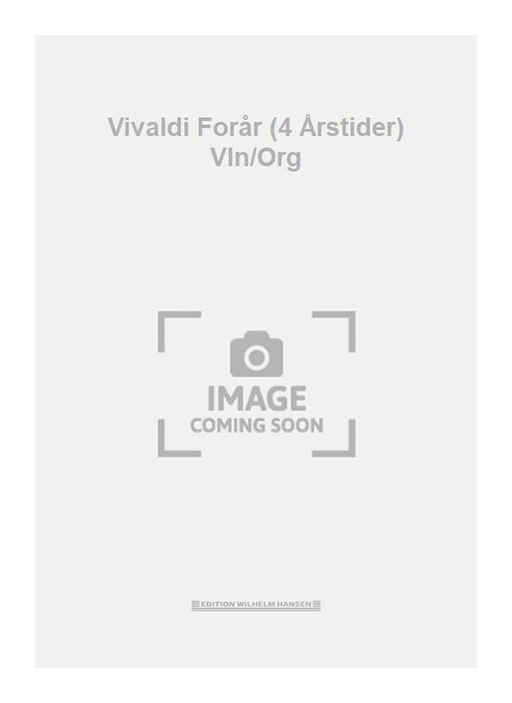 Vivaldi Forår (4 Årstider) Vln/Org