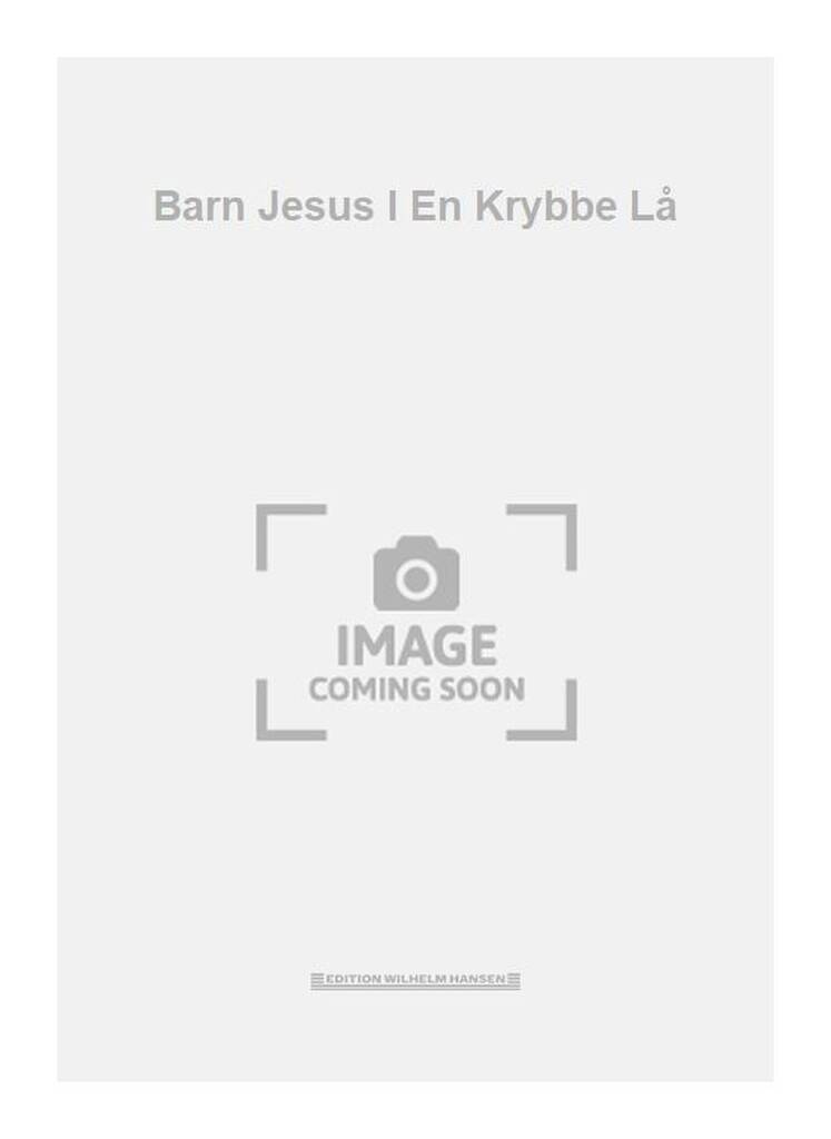 Barn Jesus I En Krybbe Lå