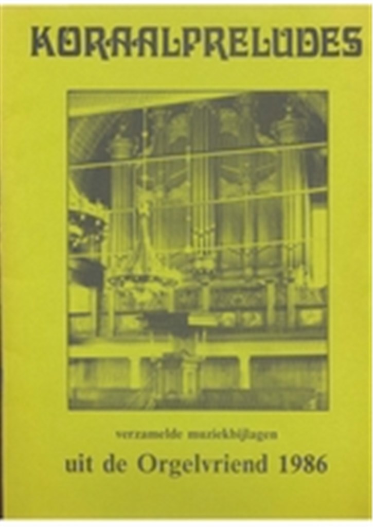 Orgelvriend 1986 Koraalpreludes