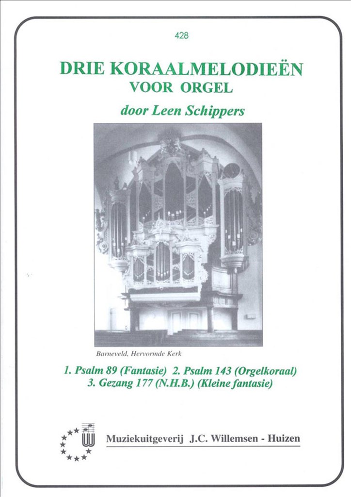 3 Koraalmelodien (Ps.89 143 Gezang 177)