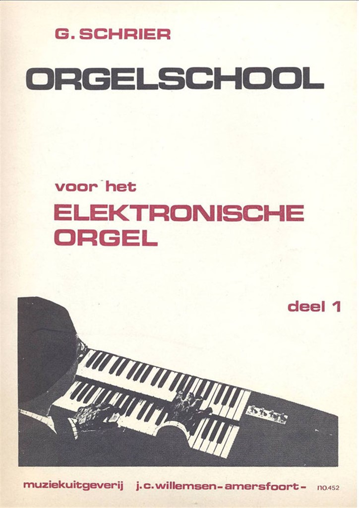 Orgelschool 1 Voor Het Elektronisch Orgel
