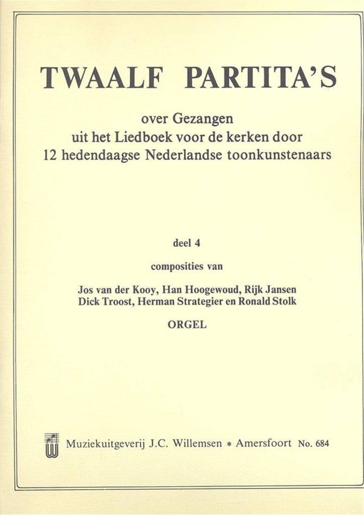 12 Partitas 4 Over Gezangen Uit LvK