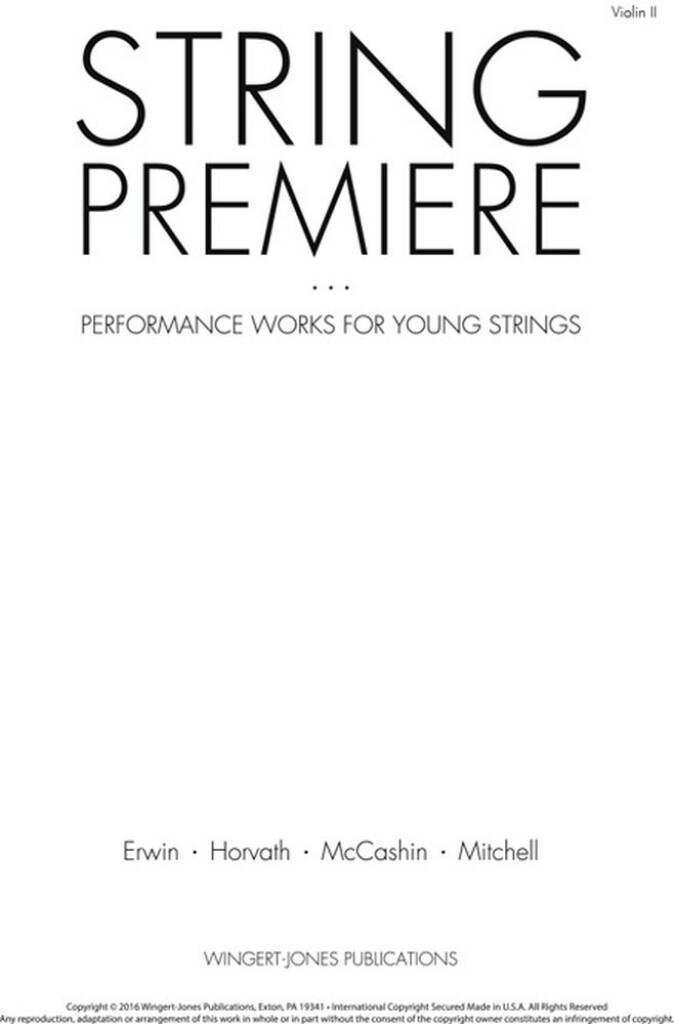 String Premiere - Violin 2
