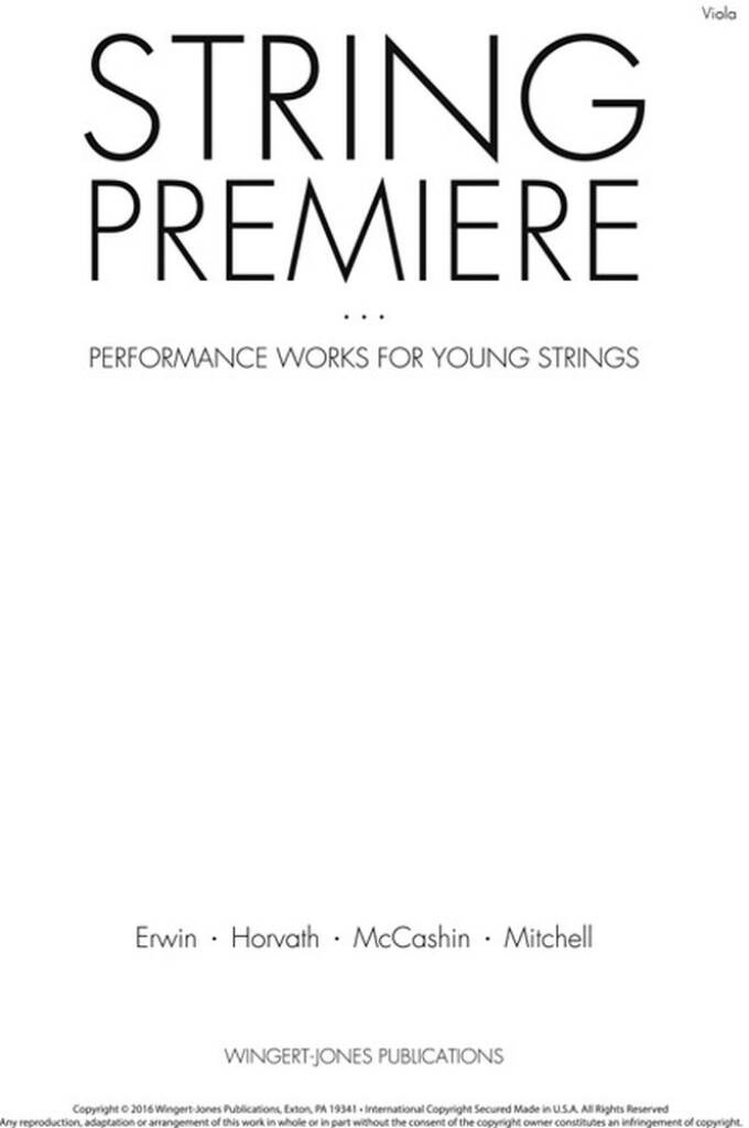 String Premiere - Viola