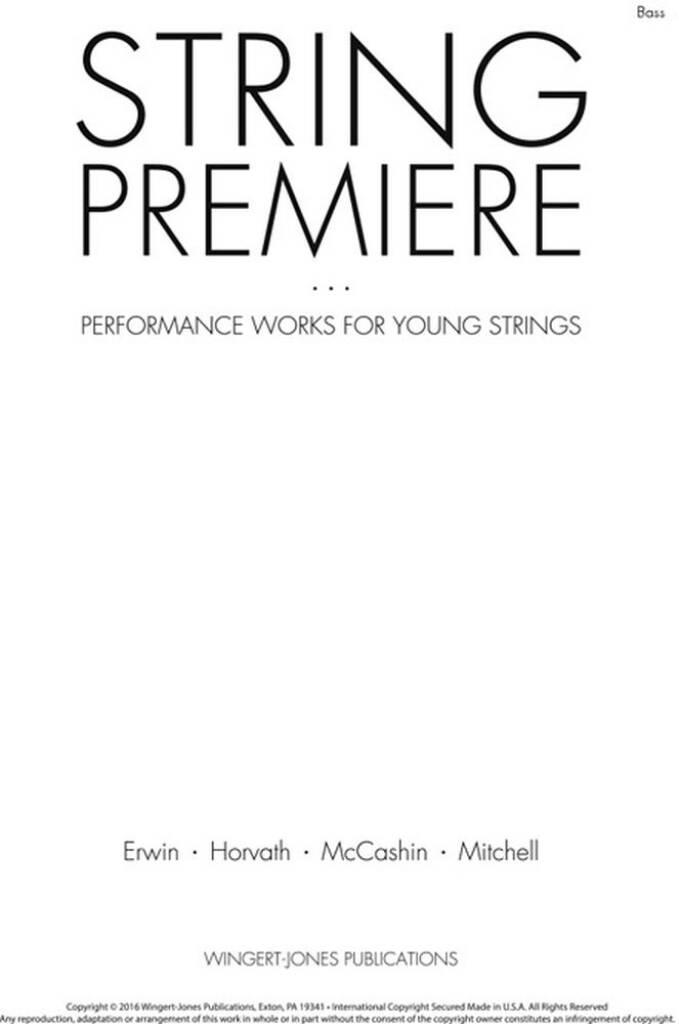 String Premiere - Bass