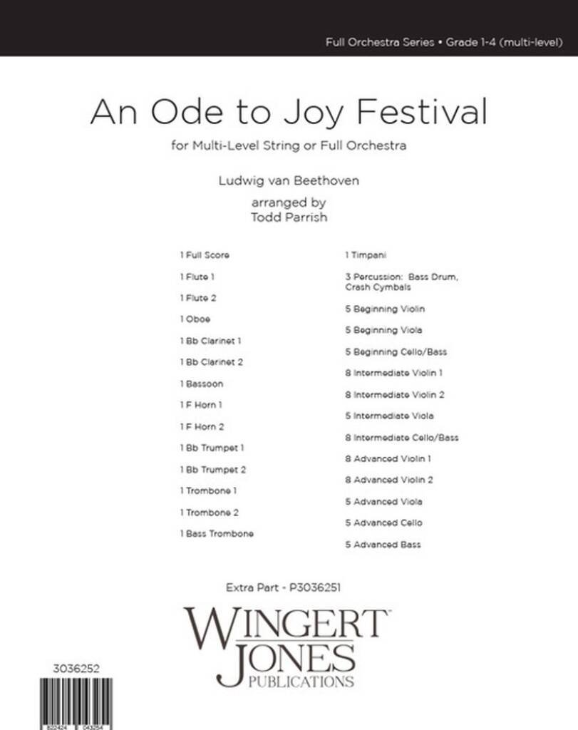 An Ode to Joy Festival (Score)