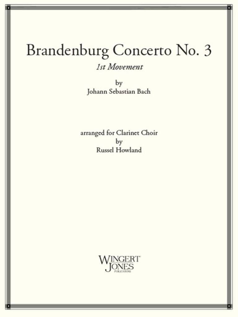 Brandenburg Concerto No. 3 (Score)