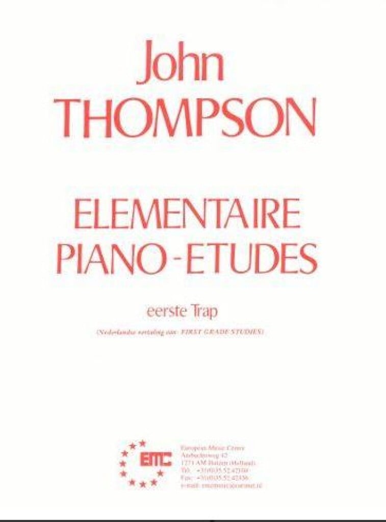 John Thompson Elementaire Piano Etudes
