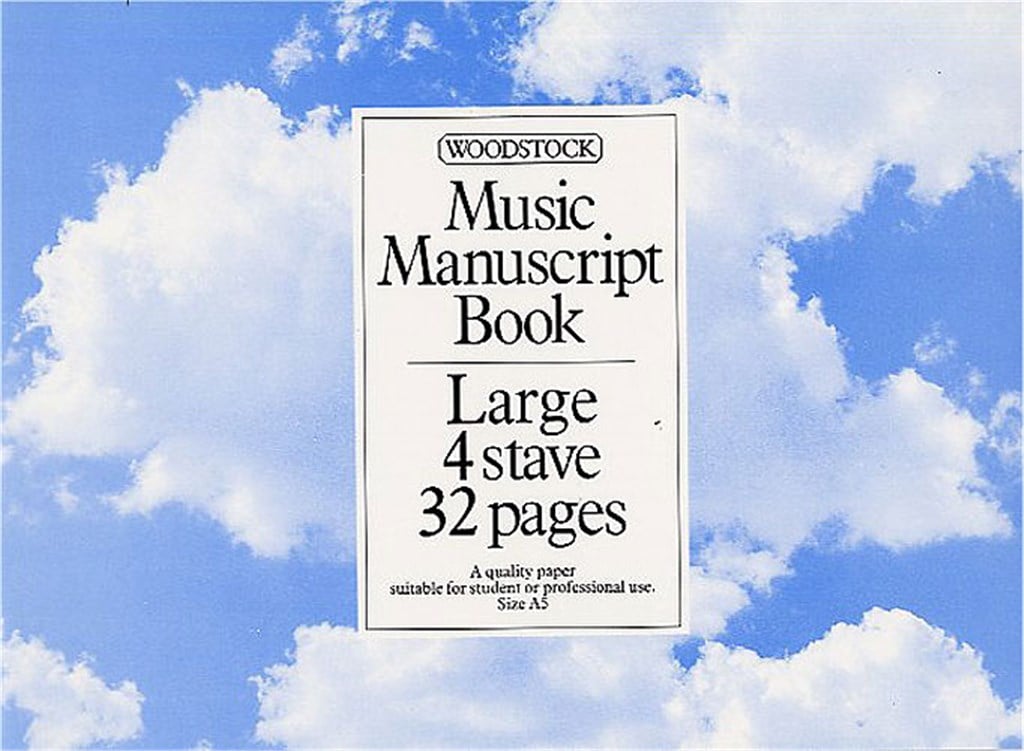 Woodstock Music Manuscript Paper