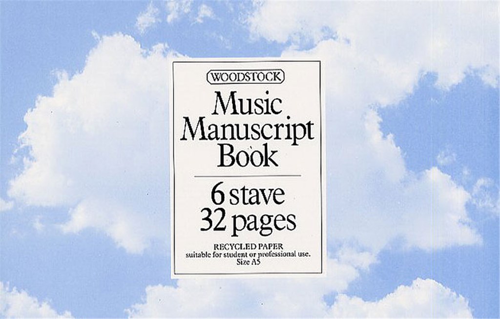 Woodstock Music Manuscript Paper
