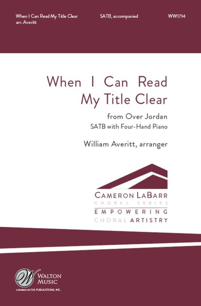 When I Can Read My Title Clear