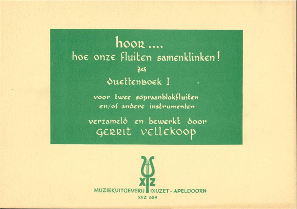 Hoor Hoe Onze Fluiten 1