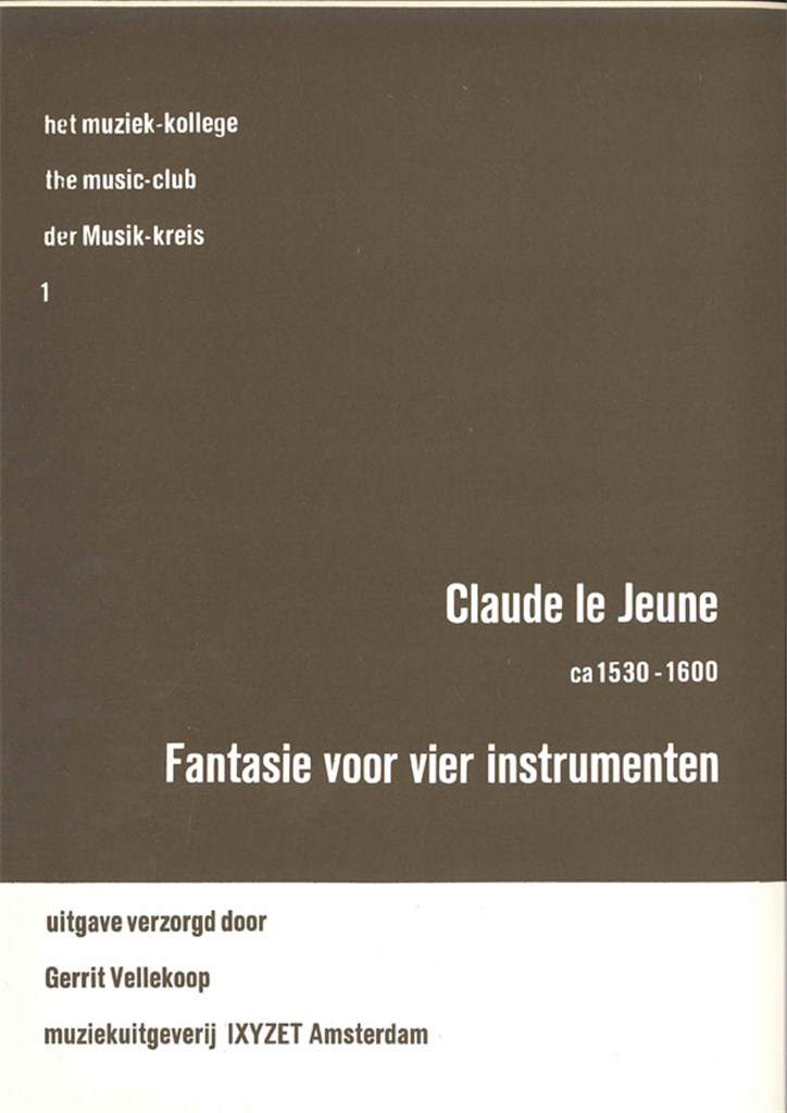 Fantasie 4Instr. Muziekkollege 1