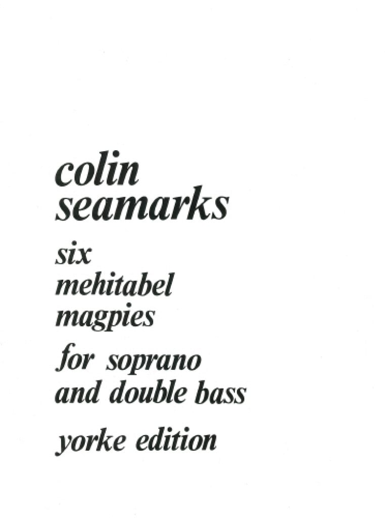 Six Mehitabel Magpies