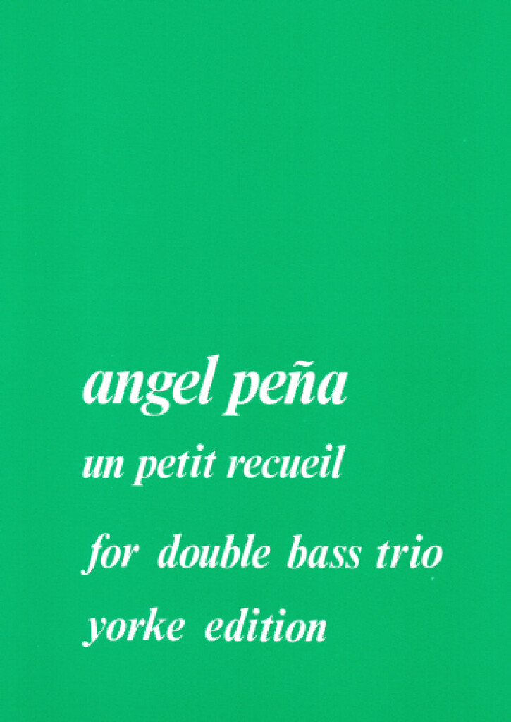 Un Petit Recueil For 3 Basses