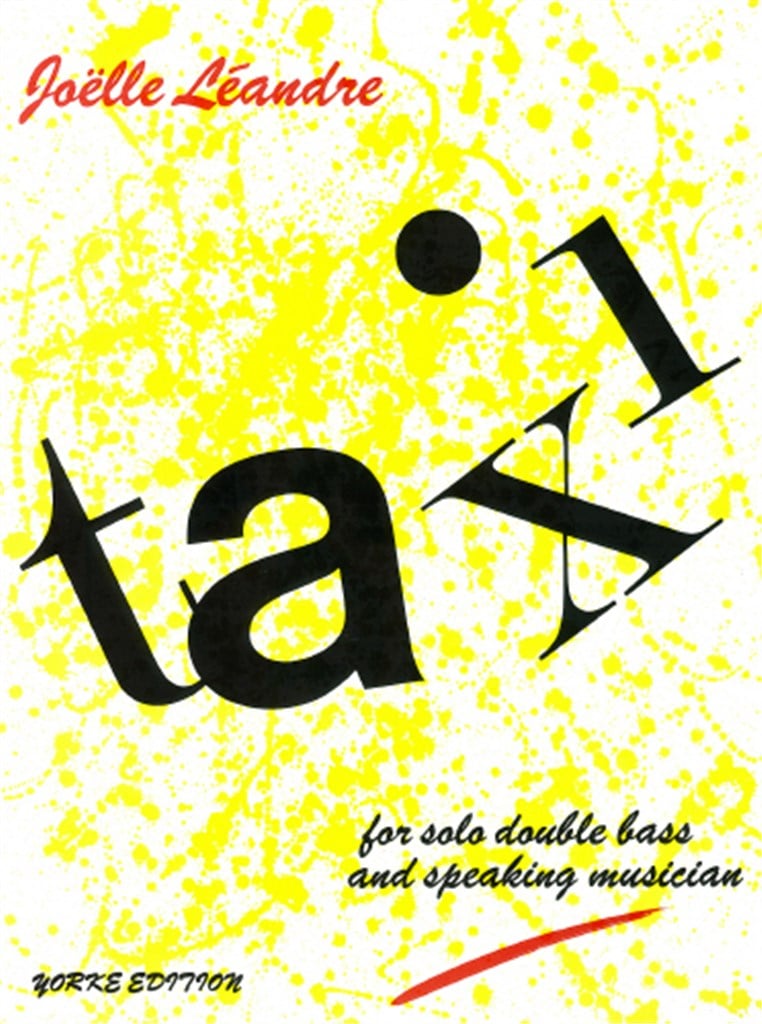 Taxi For Double Bass & Speaking Musician