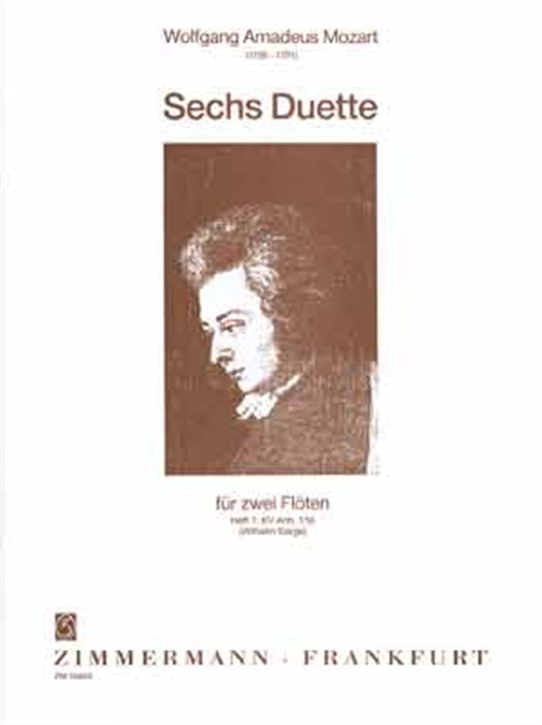 6 Duetten 1 KV Anh.156