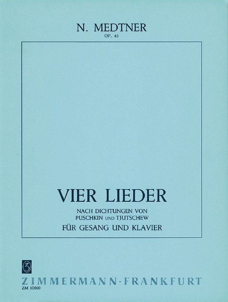 4 Lieder op. 45