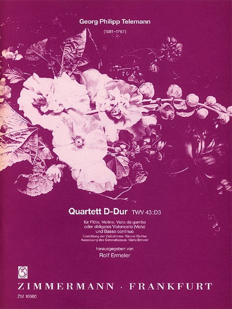Quartett D-Dur TWV 43:D3