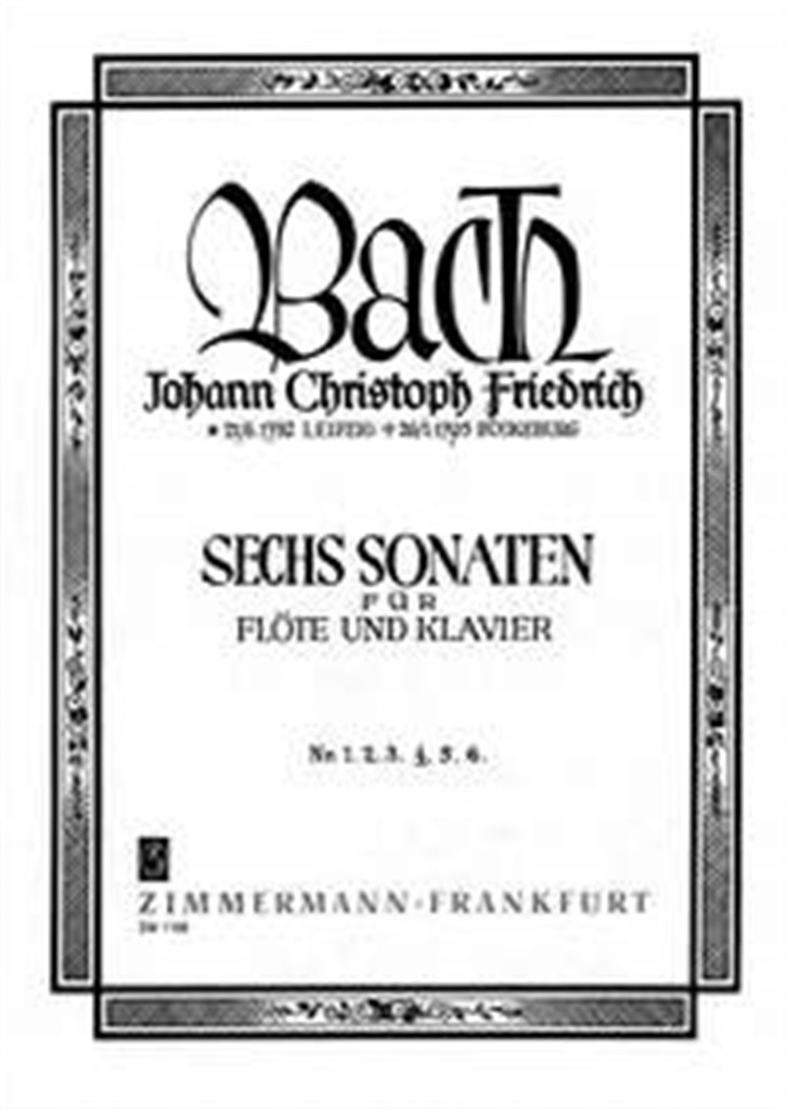 Sechs Sonaten BR B18/ Wf VIII:3/4