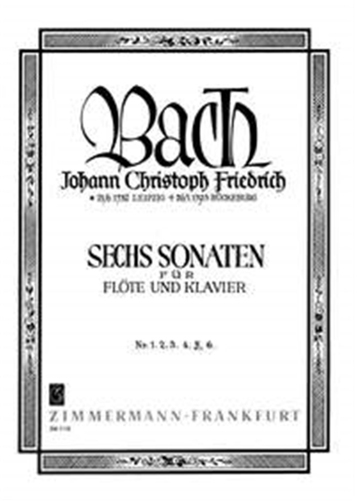 Sechs Sonaten BR B19/ Wf VIII:3/5