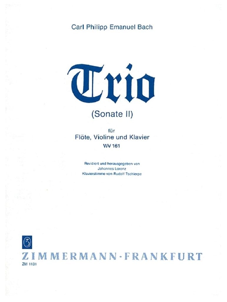 Trio (Sonate II) Wq 161