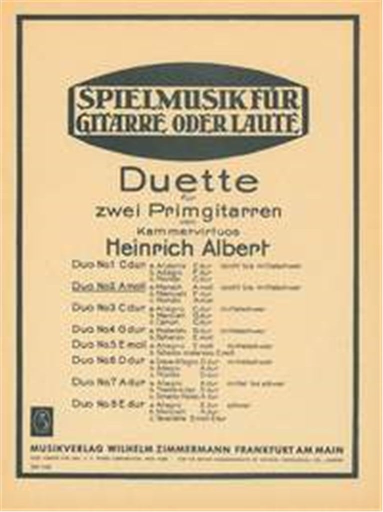 Acht Duette
