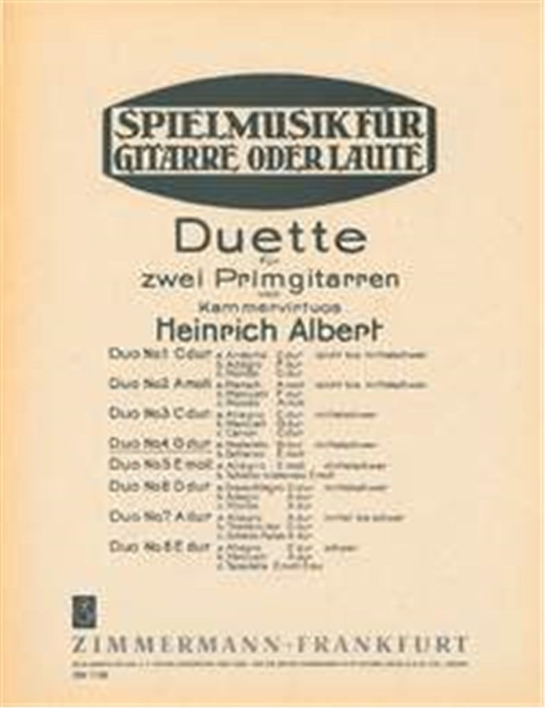 Acht Duette