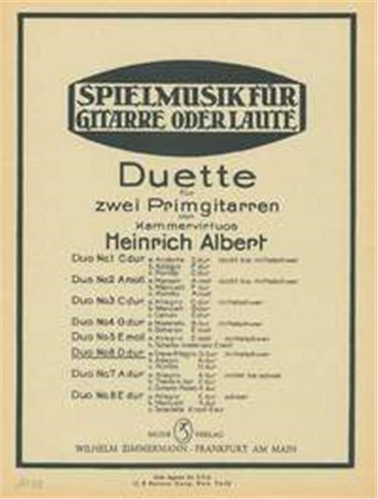 Acht Duette