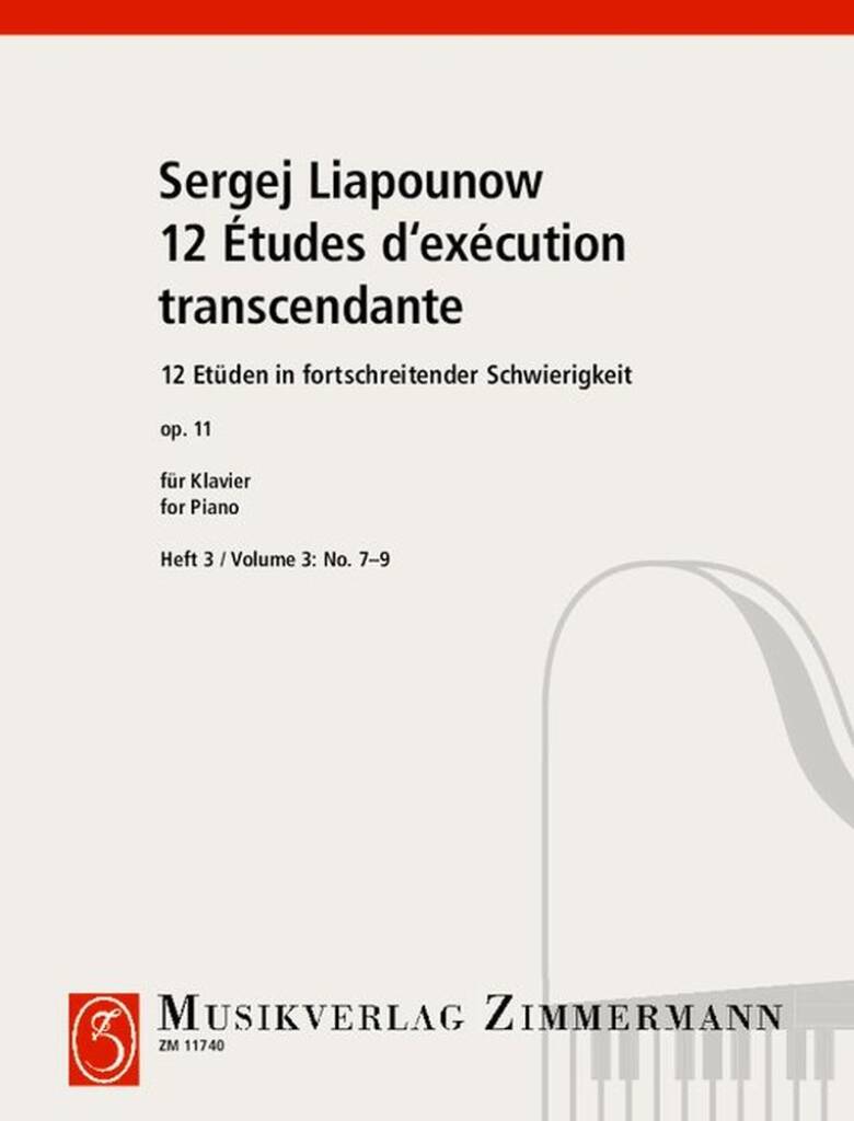 Zwölf Etüden In Fortschreitender Schwierigkeit