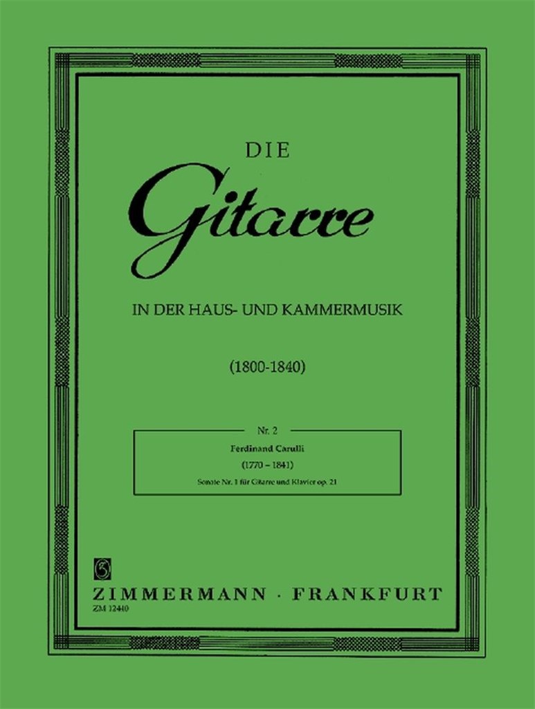 Sonate 1 Op.21