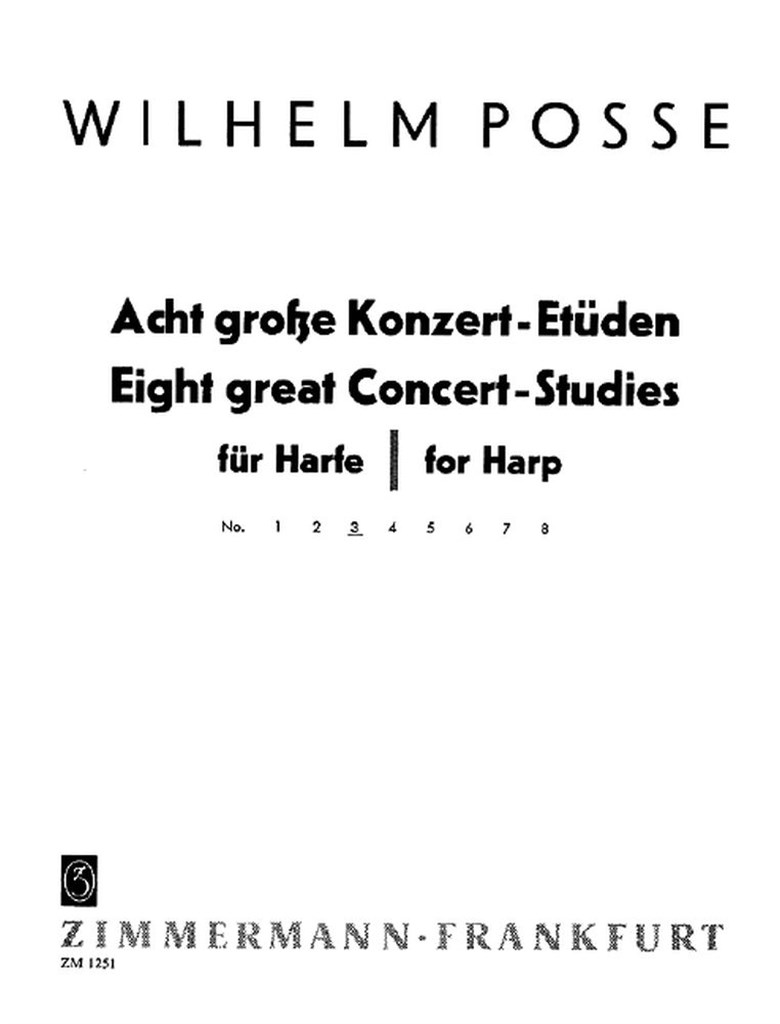 Acht große Konzert-Etüden